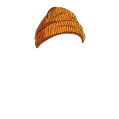 Orange Beanie